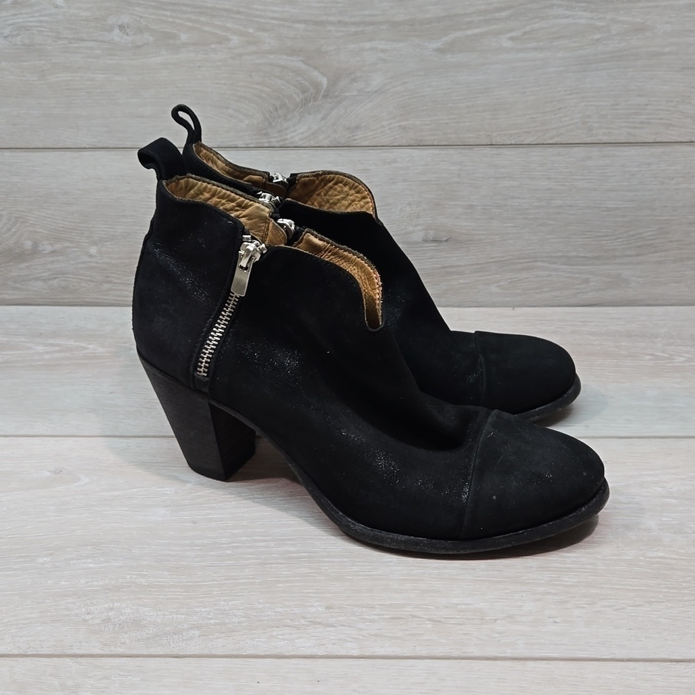 Officine Creative Women Ankle Suede Heels boots shoes sz 40/10